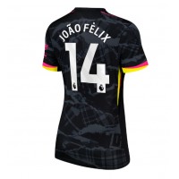 Camisa de Futebol Chelsea Joao Felix #14 Equipamento Alternativo Mulheres 2024-25 Manga Curta